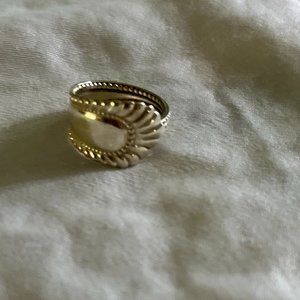 Vintage Sterling Silver Spoon Ring Size 4